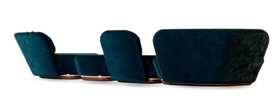 Modern Modular Curved Sofa Set