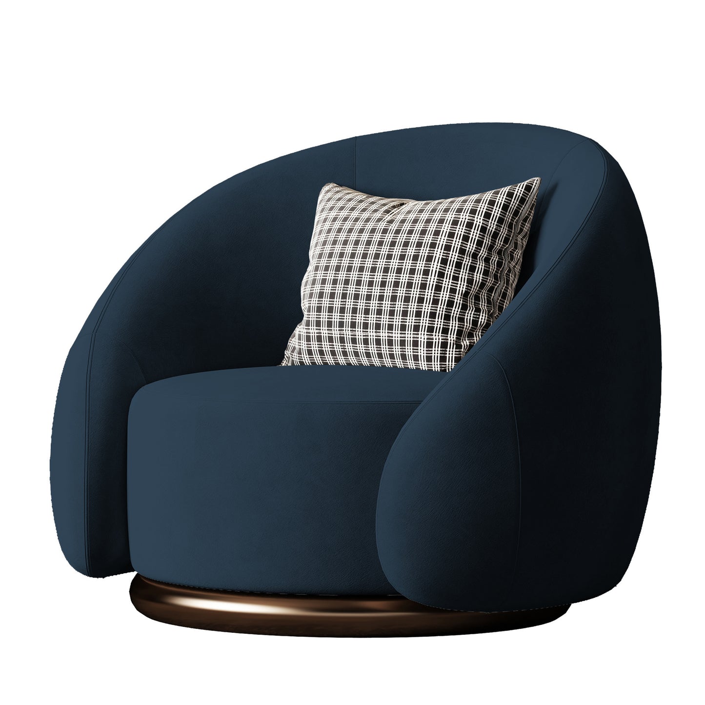 Luxury Rotating Single Seater Sofa With Deep Seating