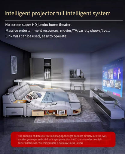 Multifunctional Smart Massage Tatami Bed