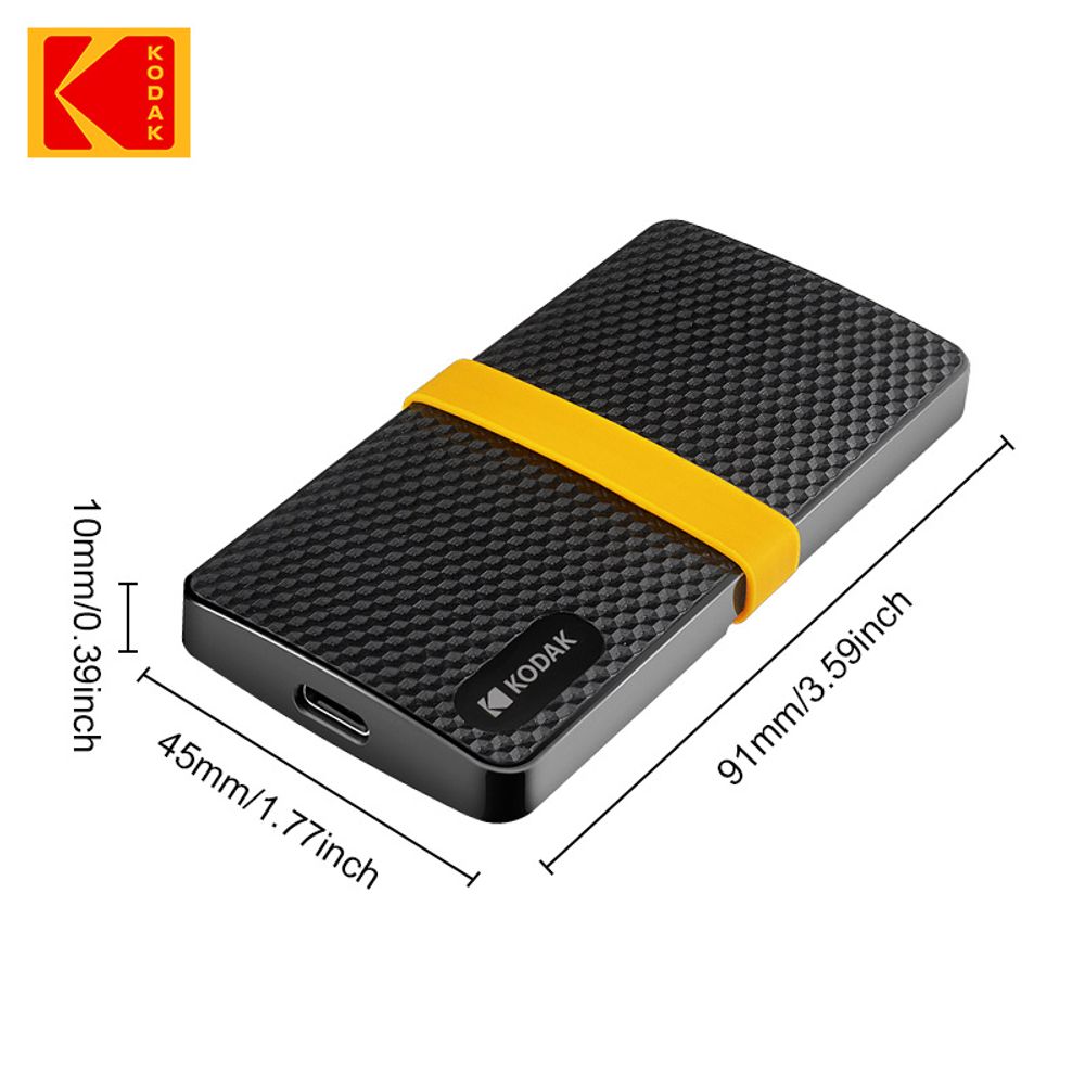 KODAK X200 512GB High-Speed Portable SSD