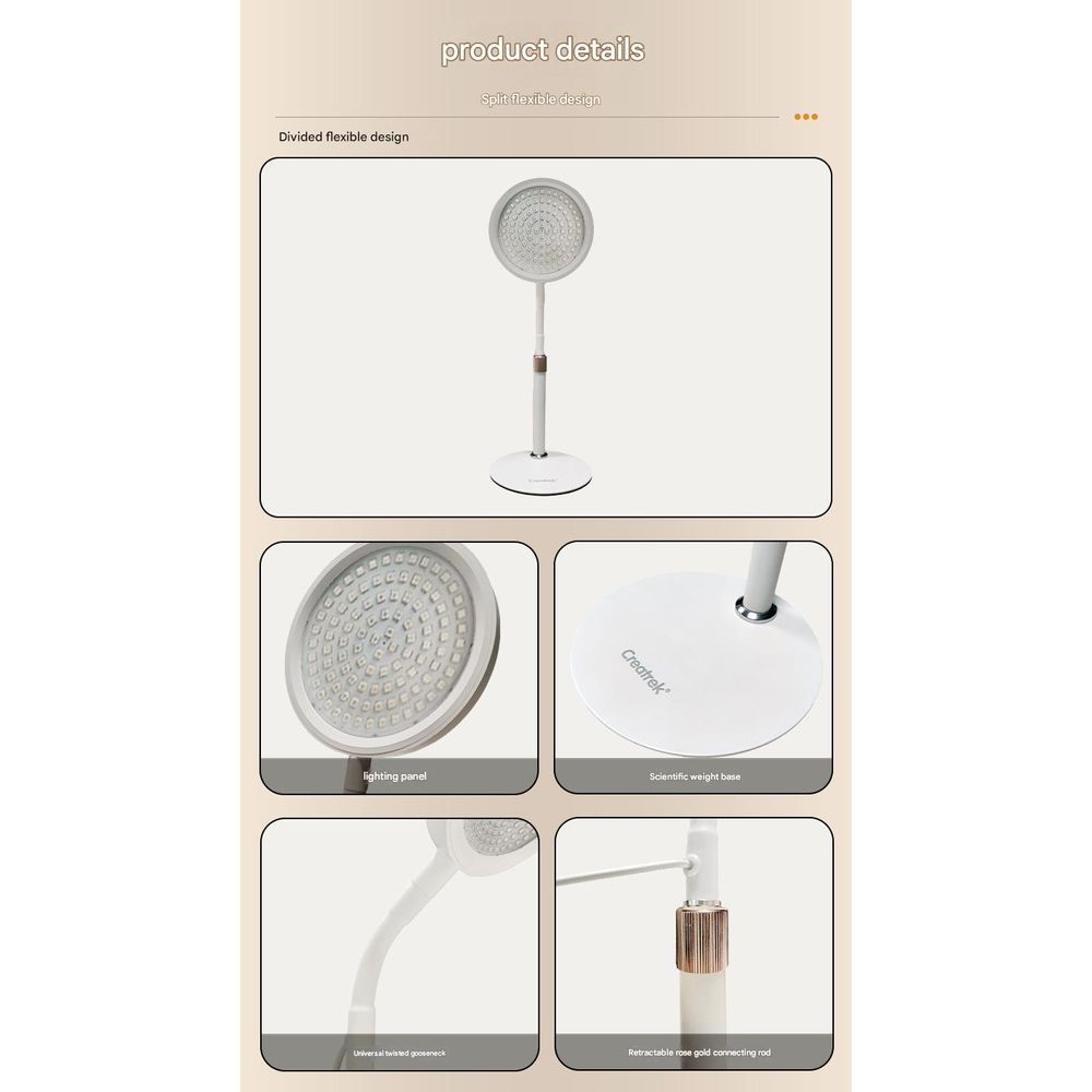 660nm Red Light Therapy Lamp Whitening Rejuvenation