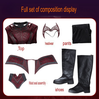 Doctor Strange Multiverse Wanda Scarlet Witch Cosplay Costume