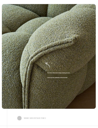 French Retro Chenille Fabric Lily Sofa