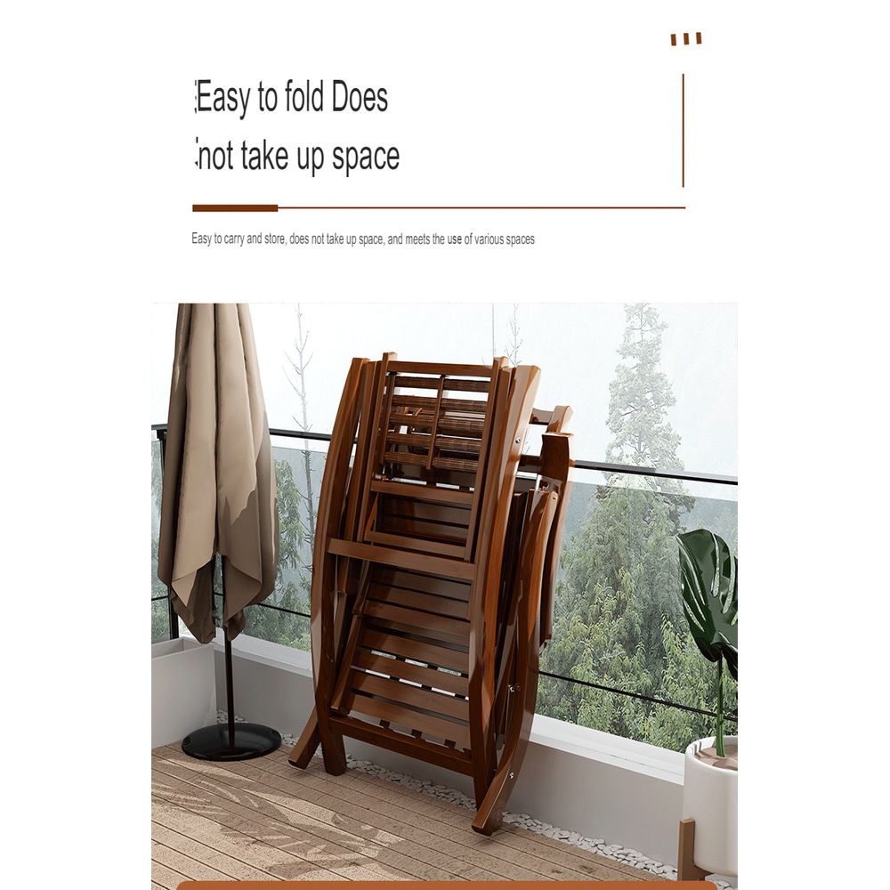 Bamboo Rocking Comfortable Sleeping Chair