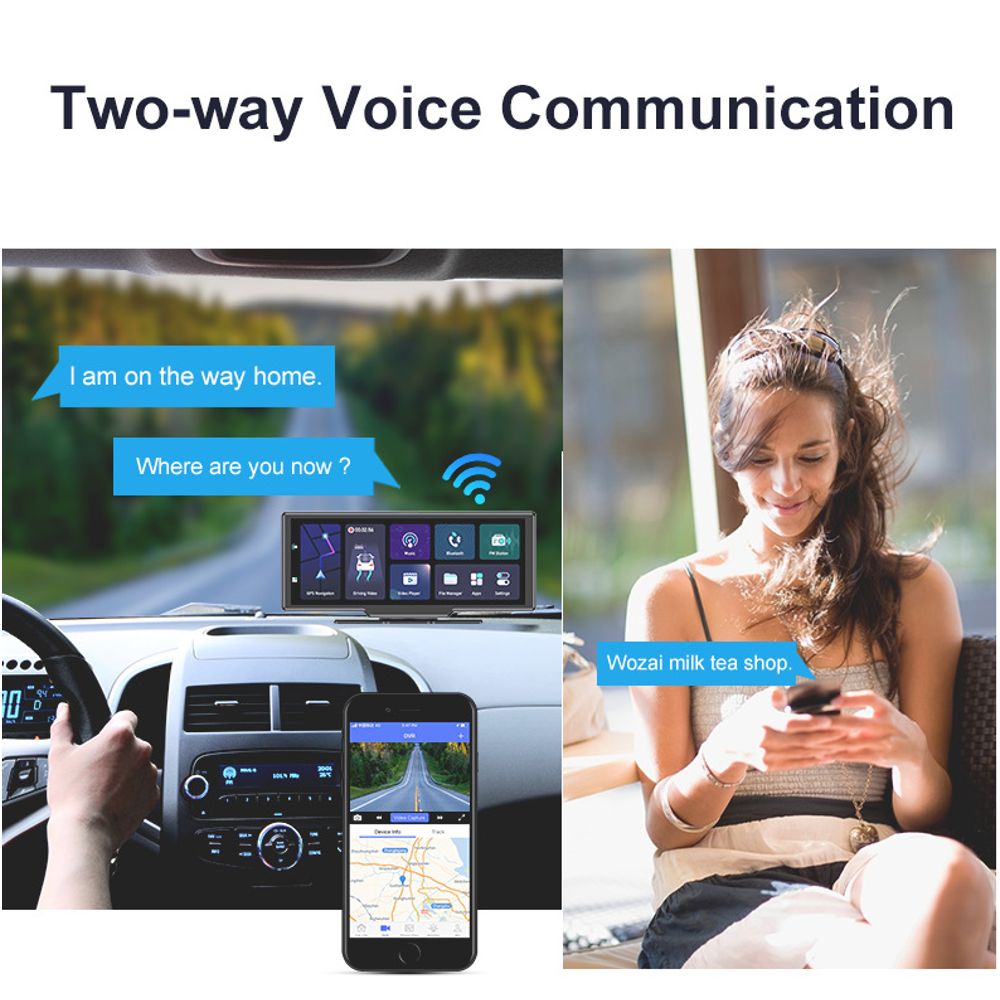 10 Inch 4G 360 Degree Truck and Car Four Recording Dash Cam