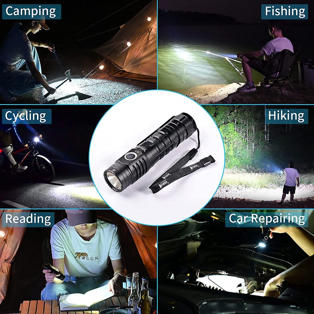 Wuben C2 Long Battery Flashlight