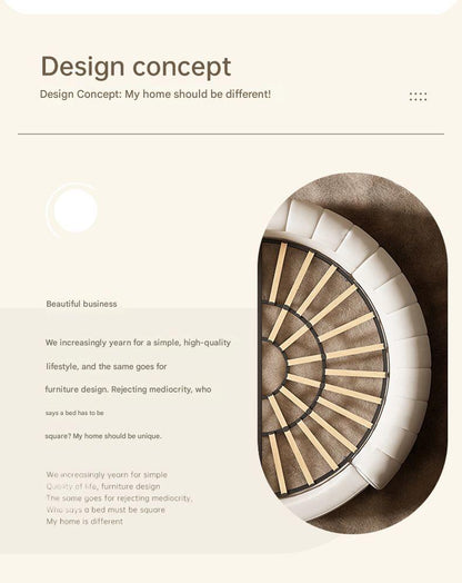Luxury Round Lounge Sofa Bed