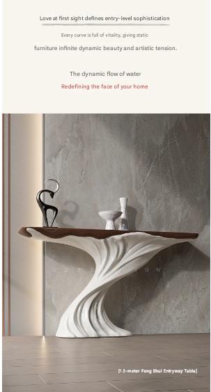 Luxury Artistic Entrance Console Table