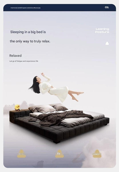 Luxury Italian Double Bed with Extended Frame