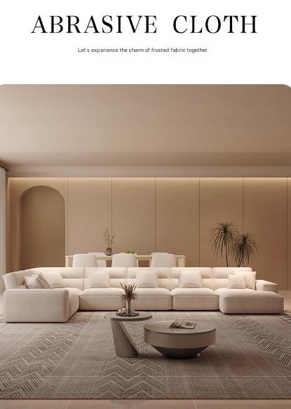 Modern Large Flat Corner Sectional Sofa Set
