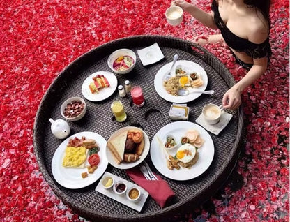 Luxury Rattan Floating Pool Tray
