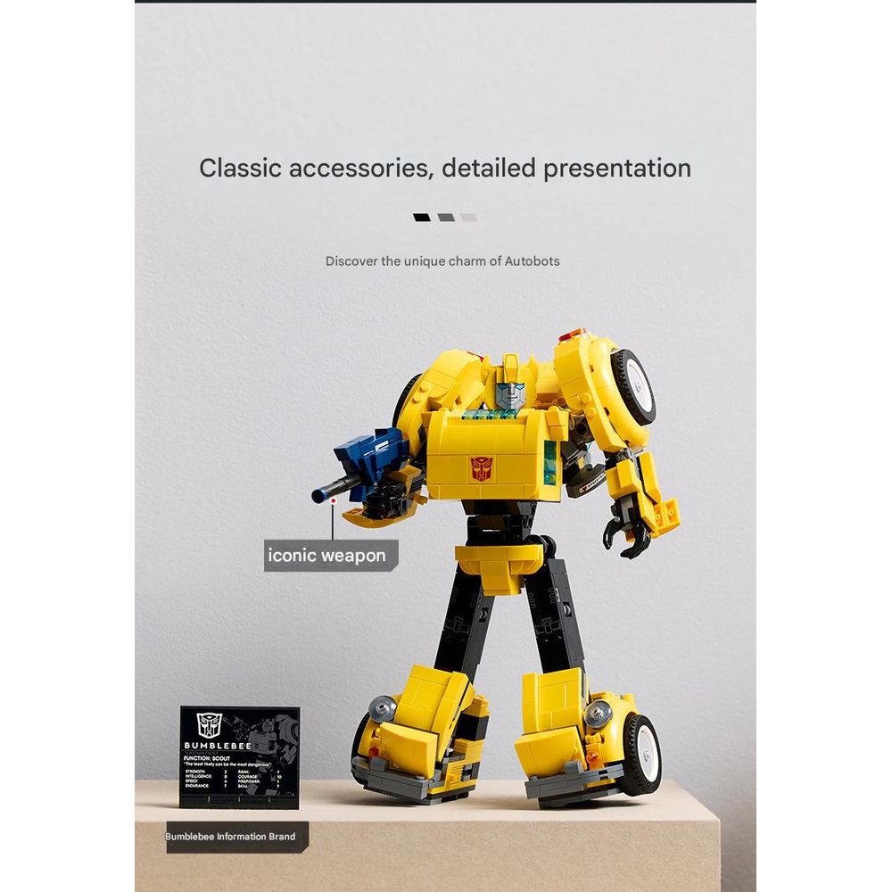 LEGO 10338 Transformers Robot Autobot Bumblebee Building Blocks Set