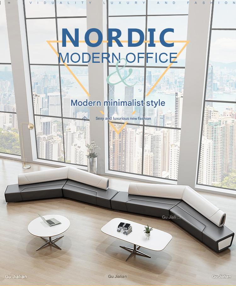Luxury V-Shaped Lobby Sofa
