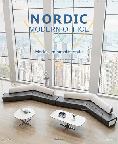 Luxury V-Shaped Lobby Sofa