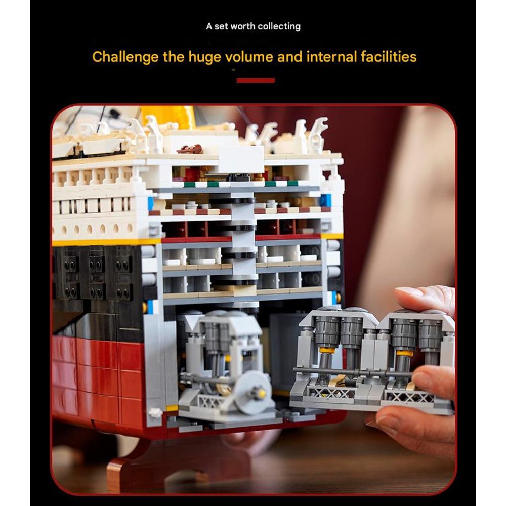 LEGO 10294 Titanic Cruise Ship Building Block Set