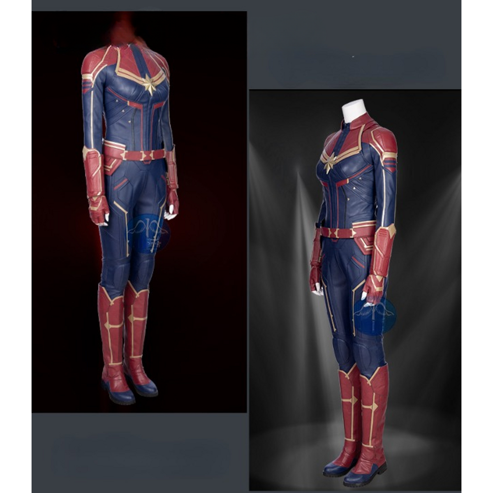 Avengers Endgame Captain Marvel Cosplay Costume