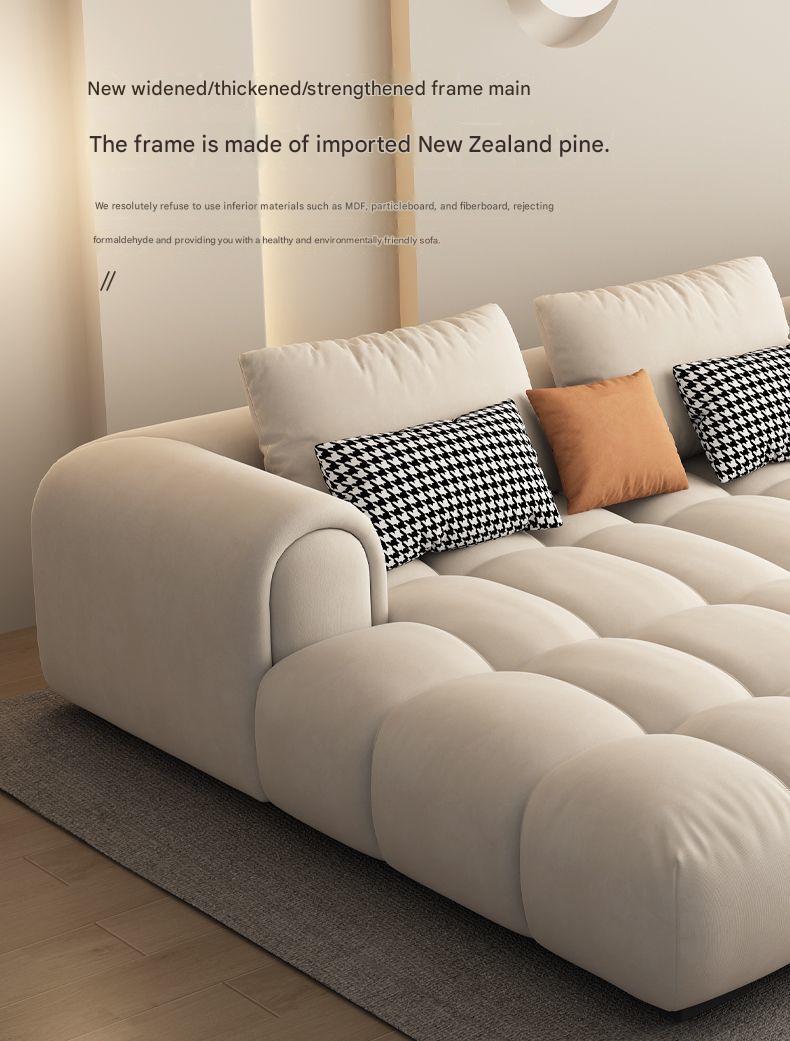 Italian Luxury Bubble Sectional Sofa With Ottoman