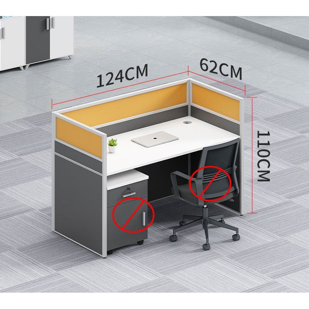 Simple Screen Workstation Computer Desk
