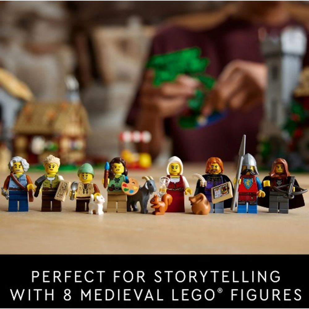 LEGO 10332 Medieval Town Square Building Blocks Set