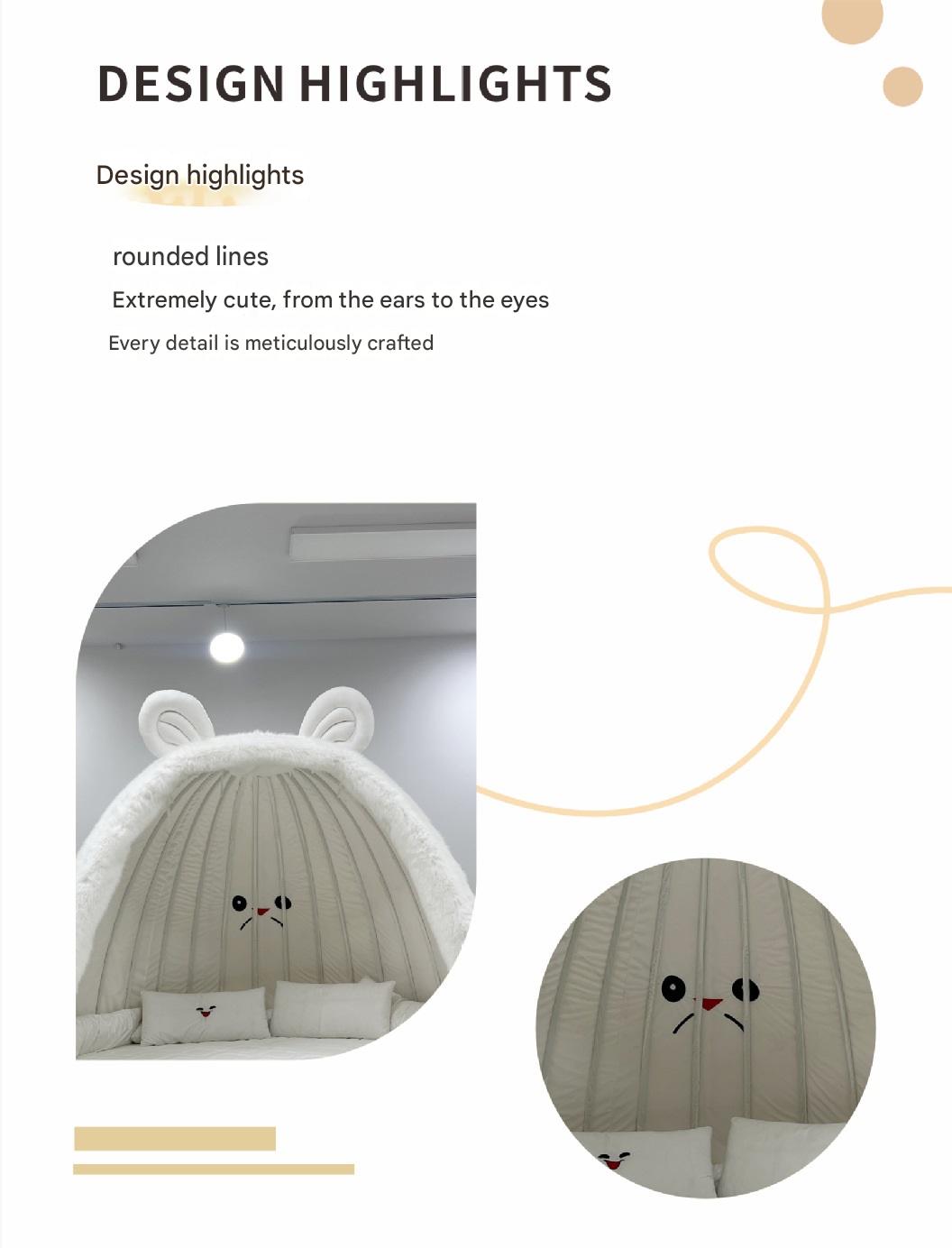 Cute Bear Shaped Canopy Bed