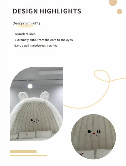 Cute Bear Shaped Canopy Bed