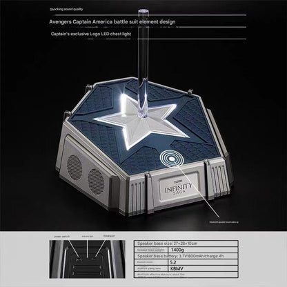 Killerbody Captain America Helmet with Base