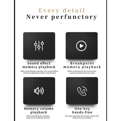 Cyboris Al 80W Smart Metal Subwoofer Wireless Speaker