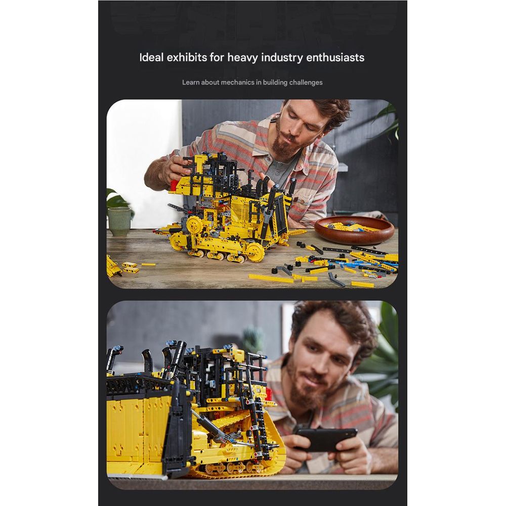 LEGO 42131 Caterpillar D11 RC Bulldozer Model Building Block Set