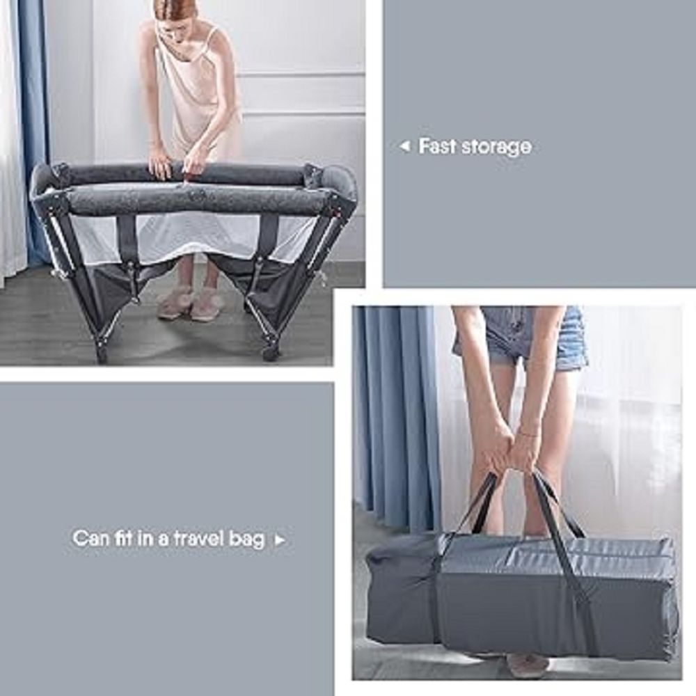 5 in 1 Baby Bedside Sleeper Portable Travel Crib 4