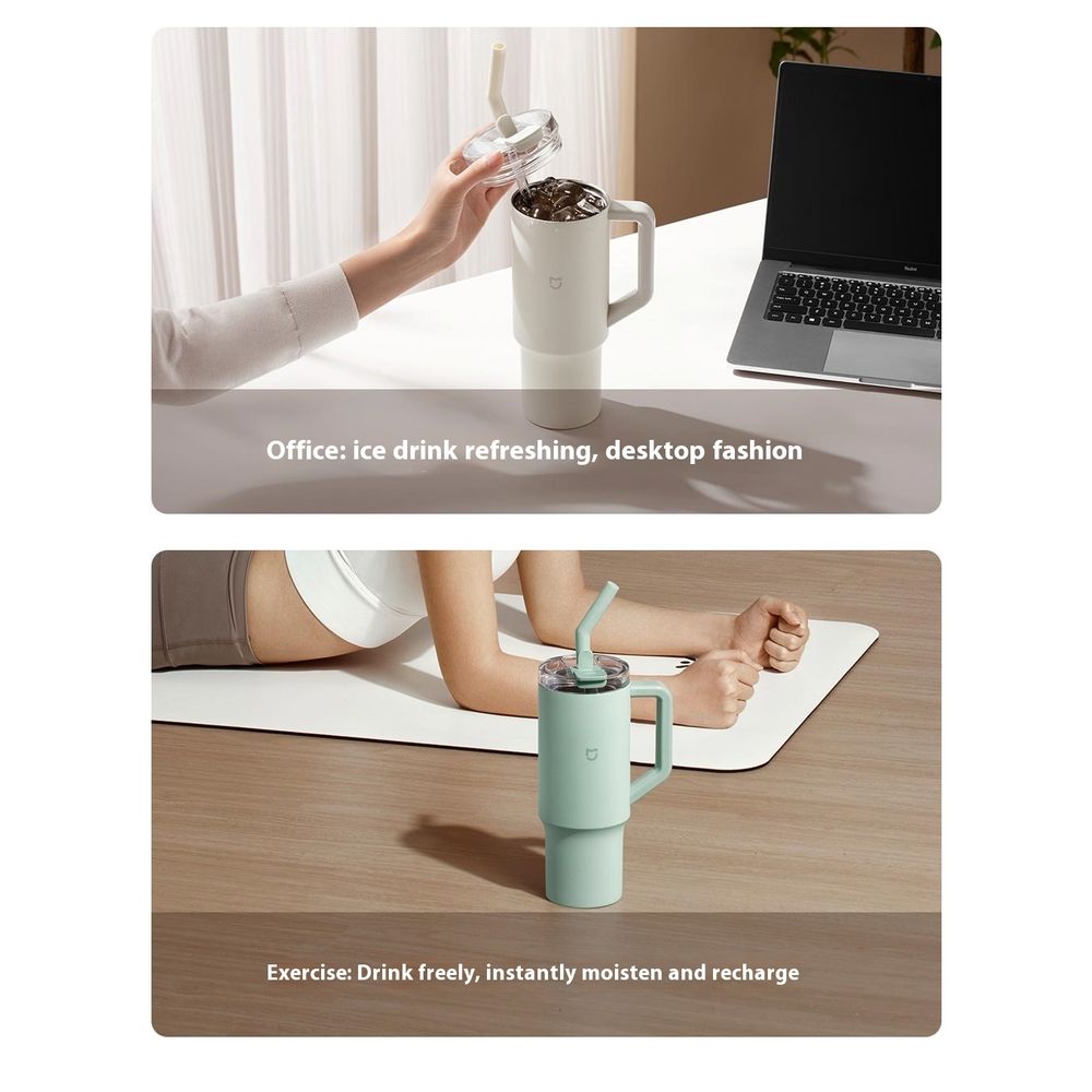 Xiaomi Giant Straw Thermos Cup