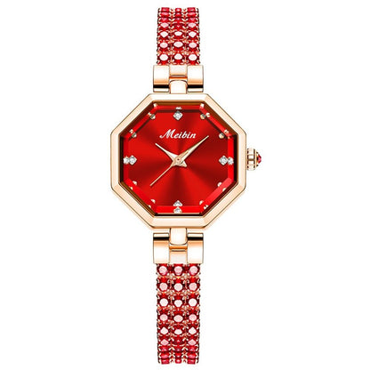 Ladies Bracelet Octagonal Watch