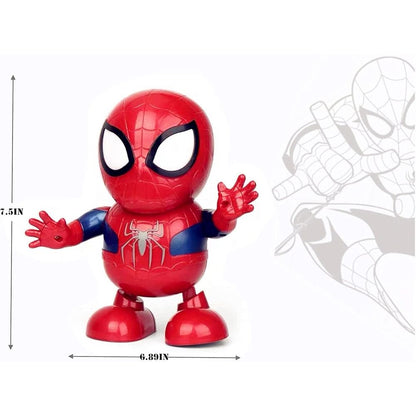 Spiderman Interactive Dancing Robot Toy with LED