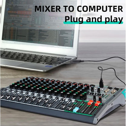 USB Audio Mixer Sound Board