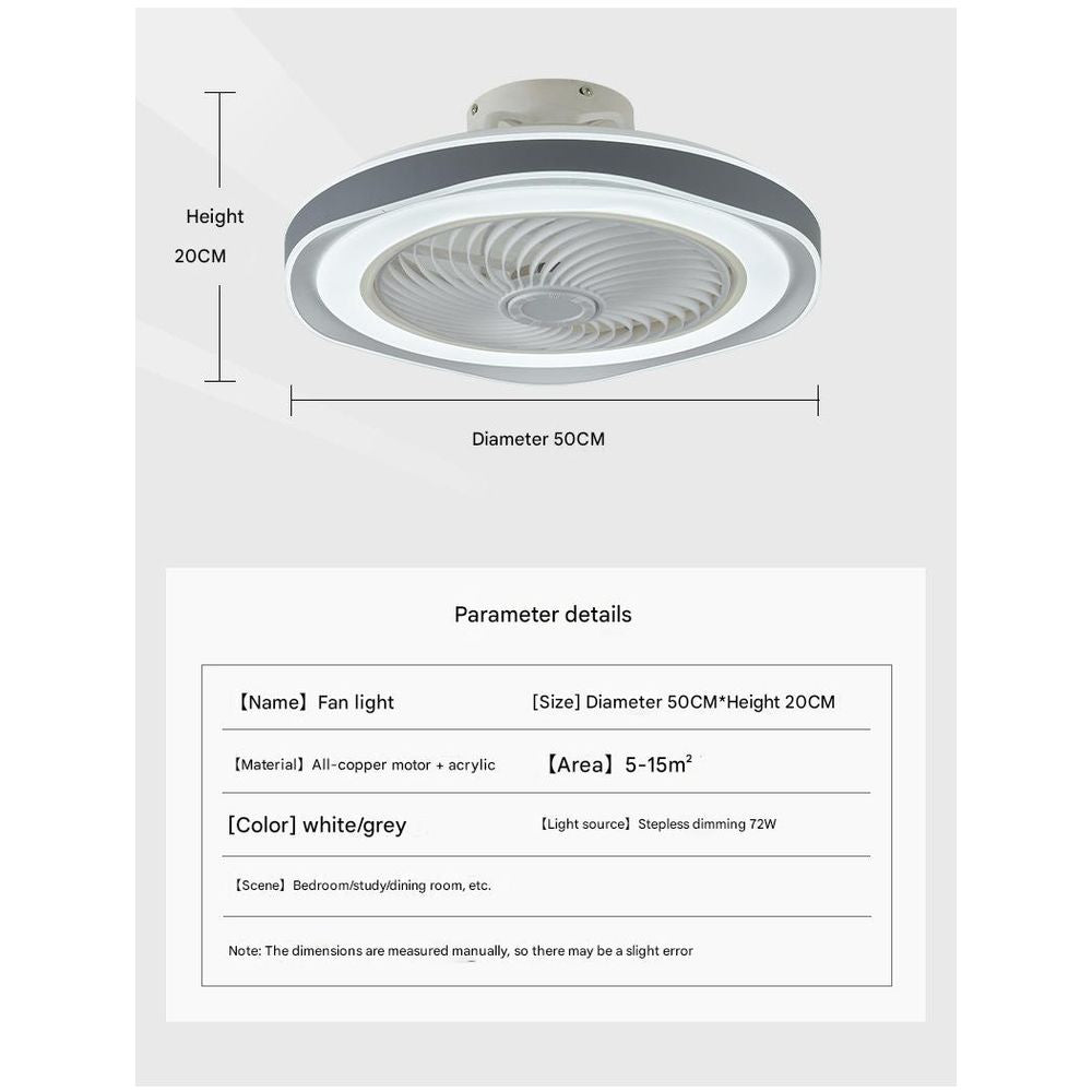 220V Elegant Ceiling Fan Light