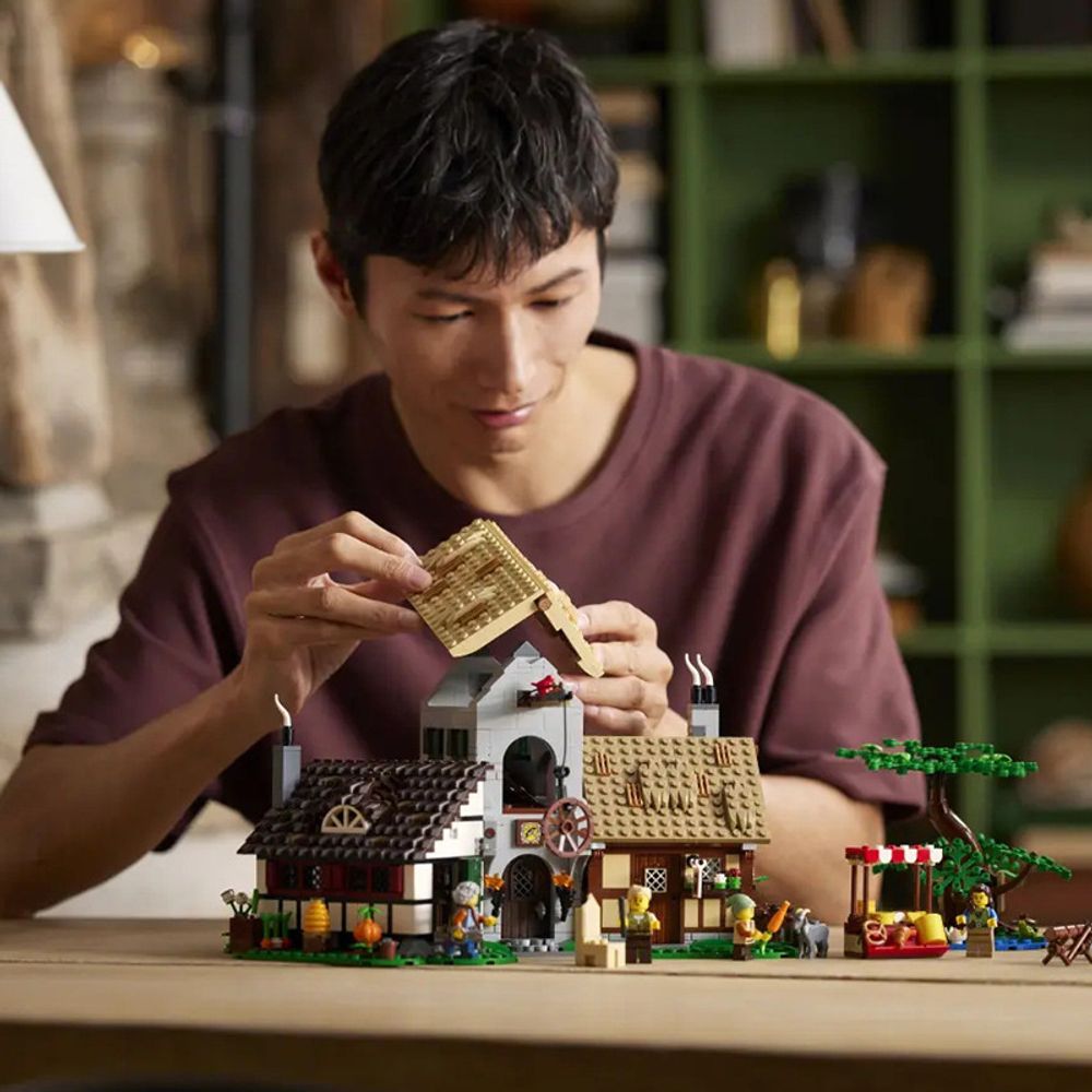 LEGO 10332 Medieval Town Square Building Blocks Set