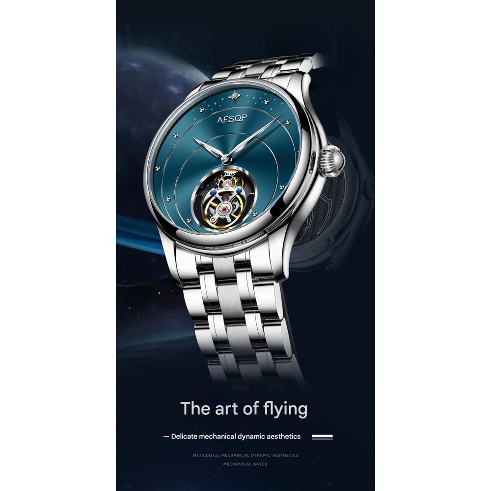 AESOP Luminous Waterproof Mechanical Men's Watch