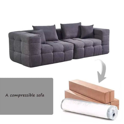 3 Seater Living Room Modular Sectional Compress Sofa
