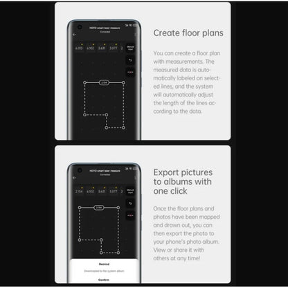 HOTO 30M Smart Laser Rangefinder Ruler