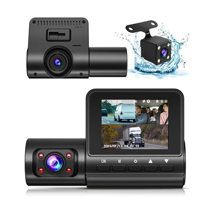 M80 Pro 3 Way 4 Lens Driving HD 1080P Recorder