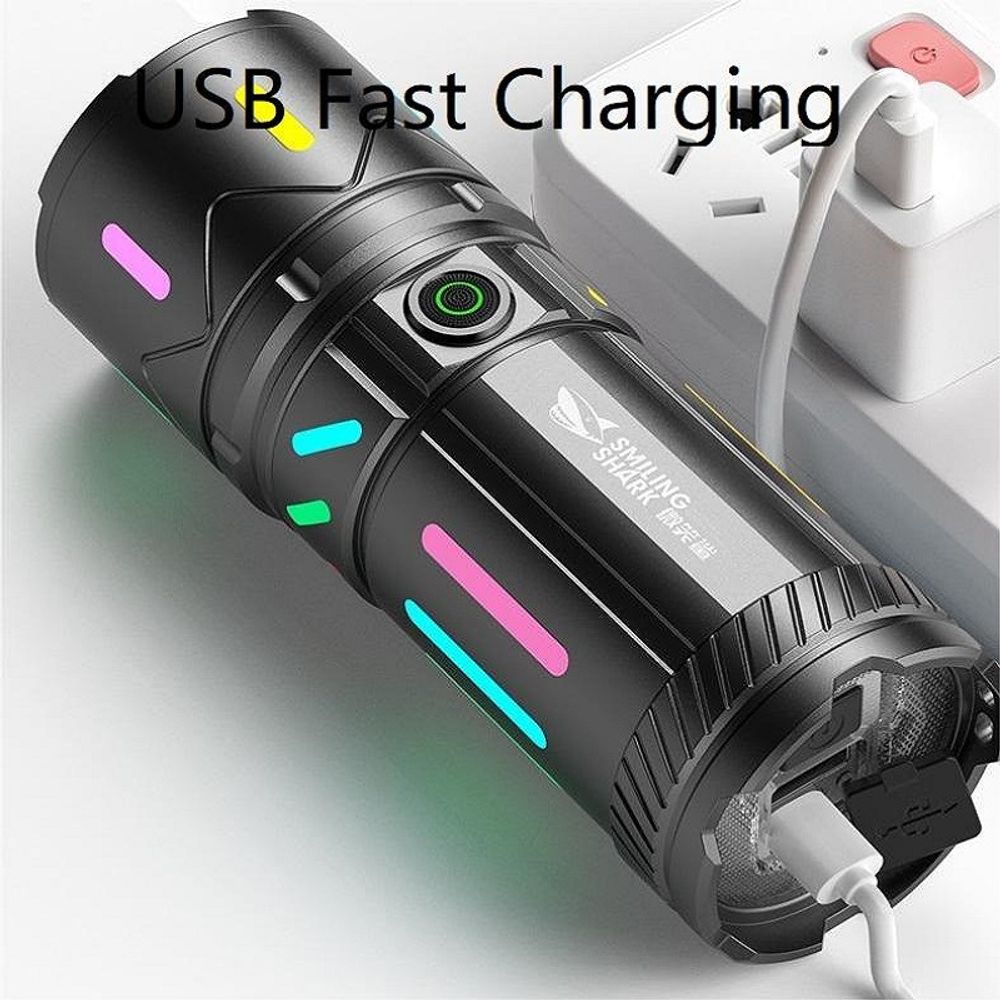 SMILING SHARK SD8102A Super Bright Flashlight