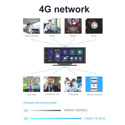 10 Inch 4G 360 Degree Truck and Car Four Recording Dash Cam