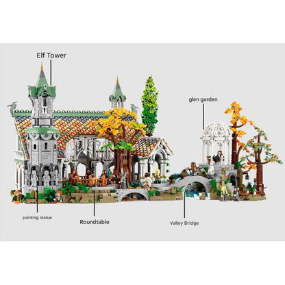 LEGO 10316 The Lord of the Rings Rivendell Building Blocks Set
