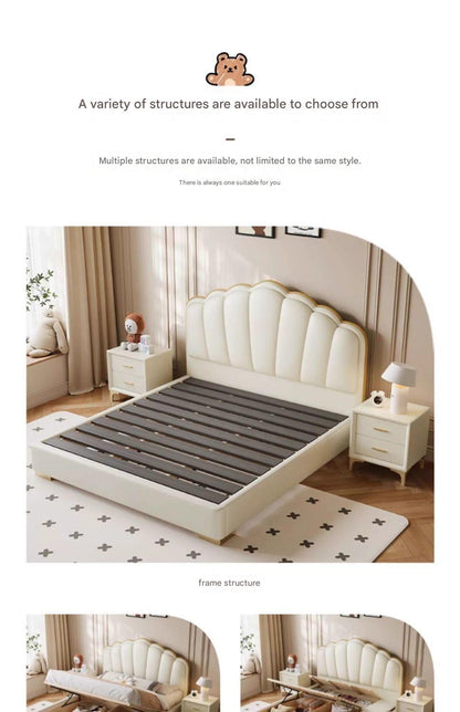 Luxury Leather King Size Bed