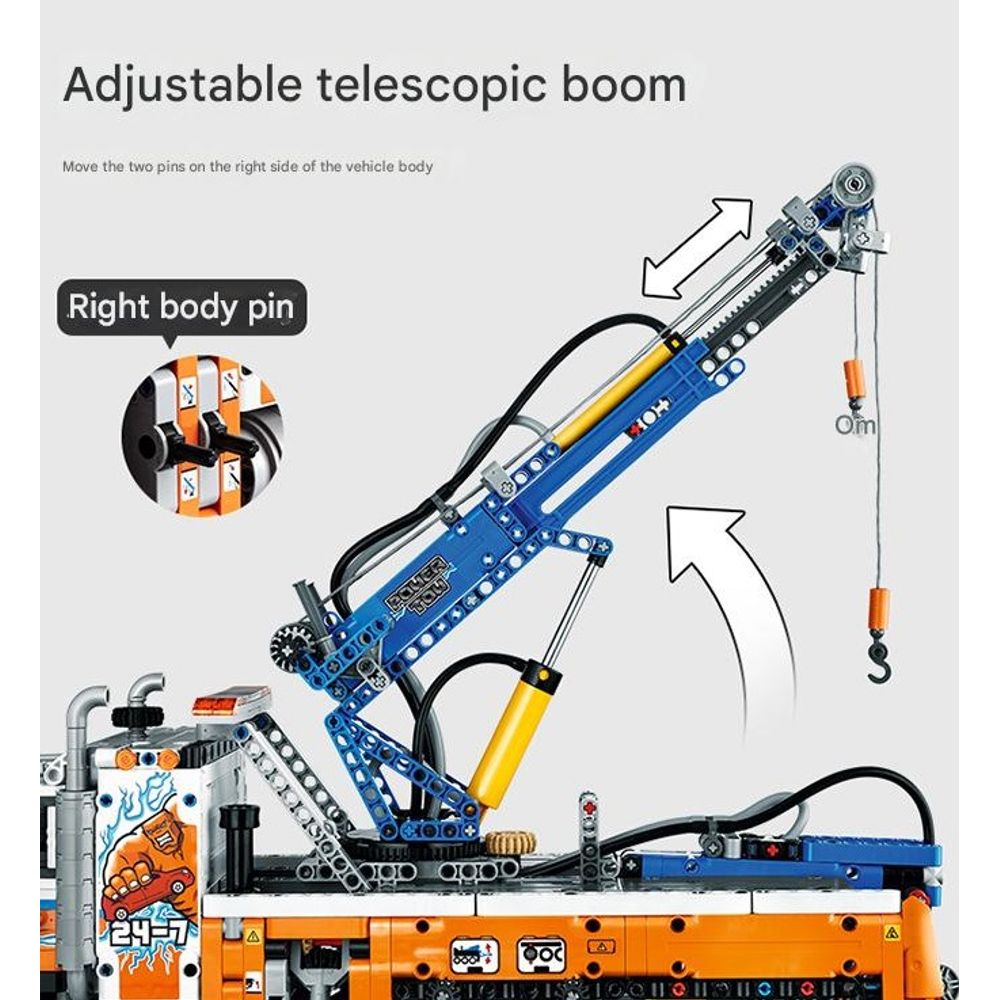 LEGO 42128 Heavy Duty Tow Truck Building Blocks Set