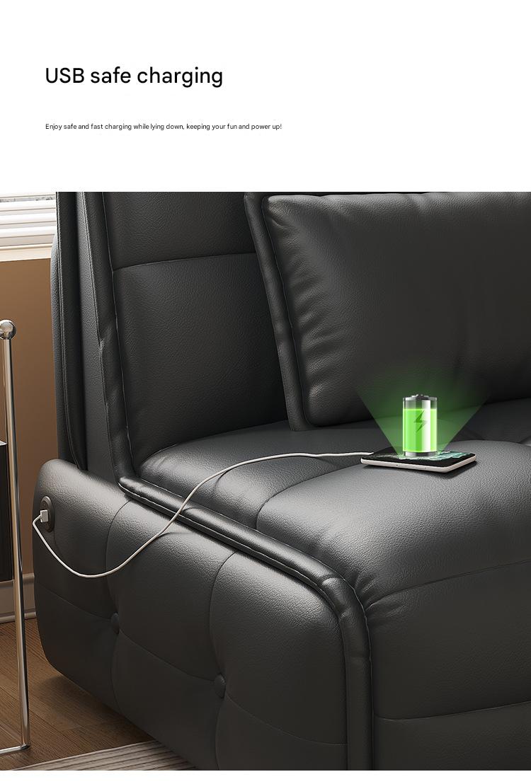 Luxary Electric Leather Folding Sofa Bed