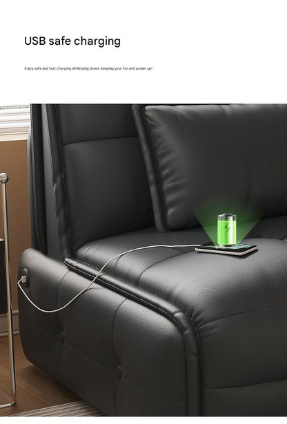 Luxary Electric Leather Folding Sofa Bed