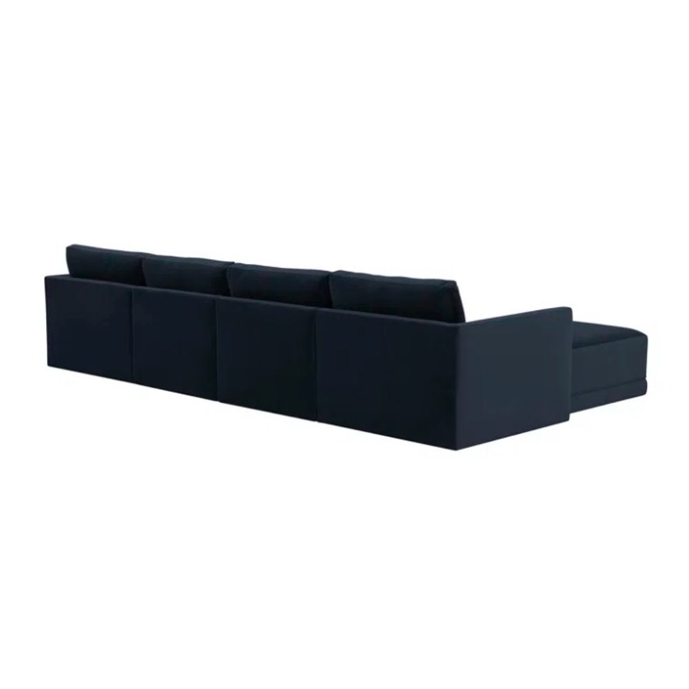 Modular 4 Seater Open-Ends U Sectional Compressed Sofa