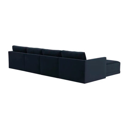 Modular 4 Seater Open-Ends U Sectional Compressed Sofa