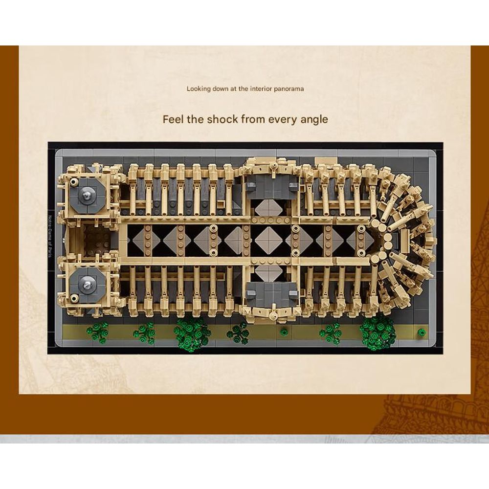 LEGO 21061 Architecture Notre Dame de Paris Building Blocks Set