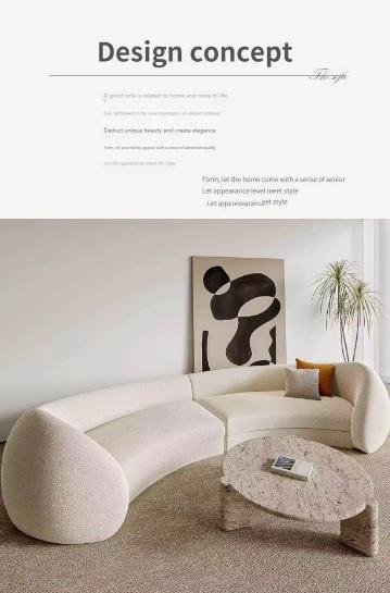 Italian Curved Svabart Bear Sofa Set